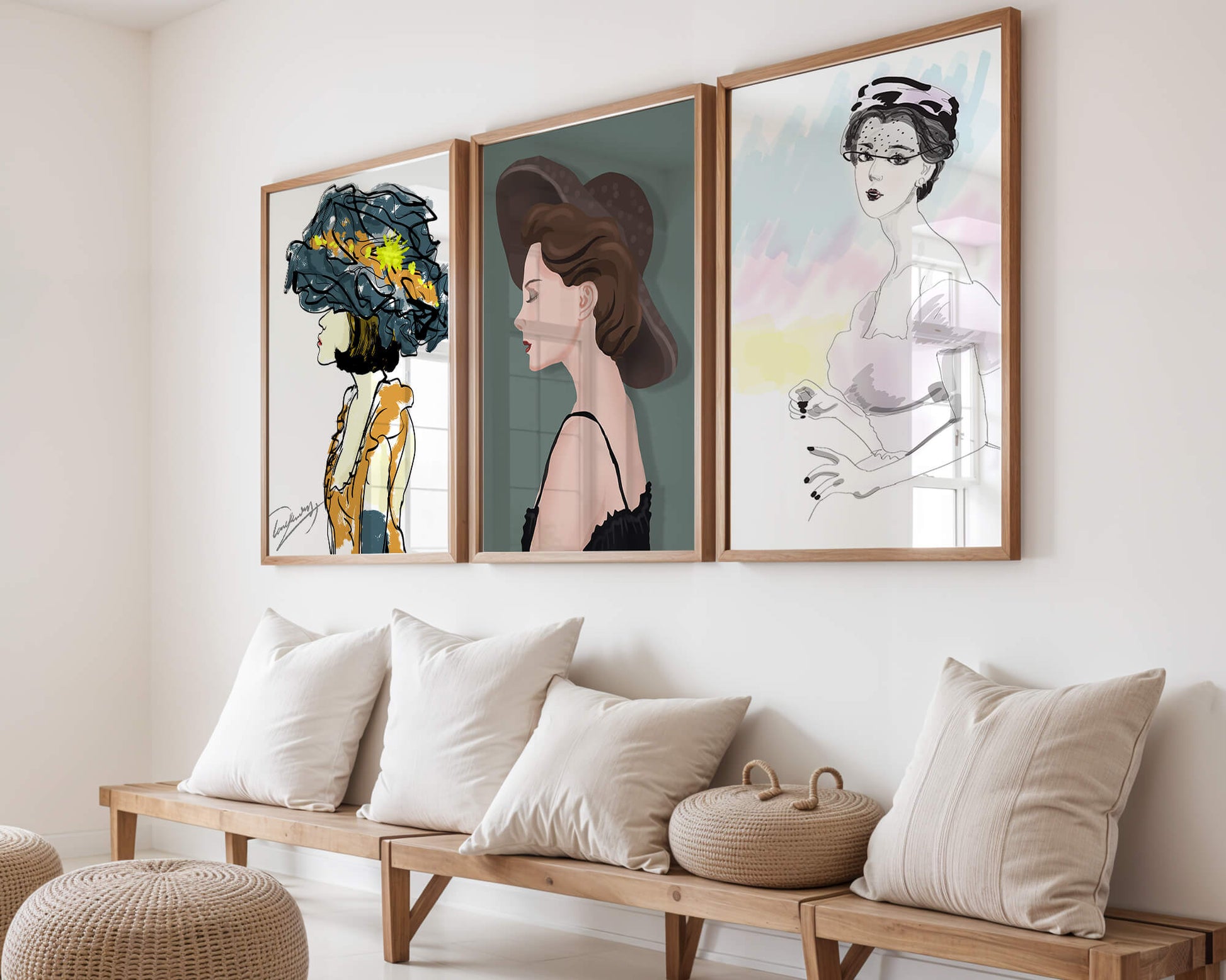 Correspondencias de Moda en Impresiones Artísticas sin Marco