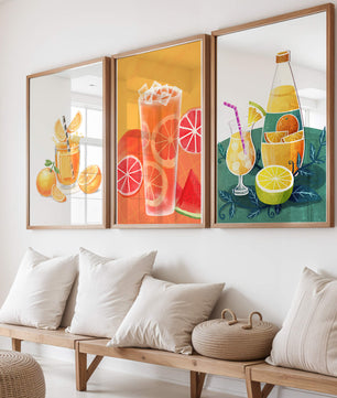 Peintures Modernes de Boissons Rafraîchissantes