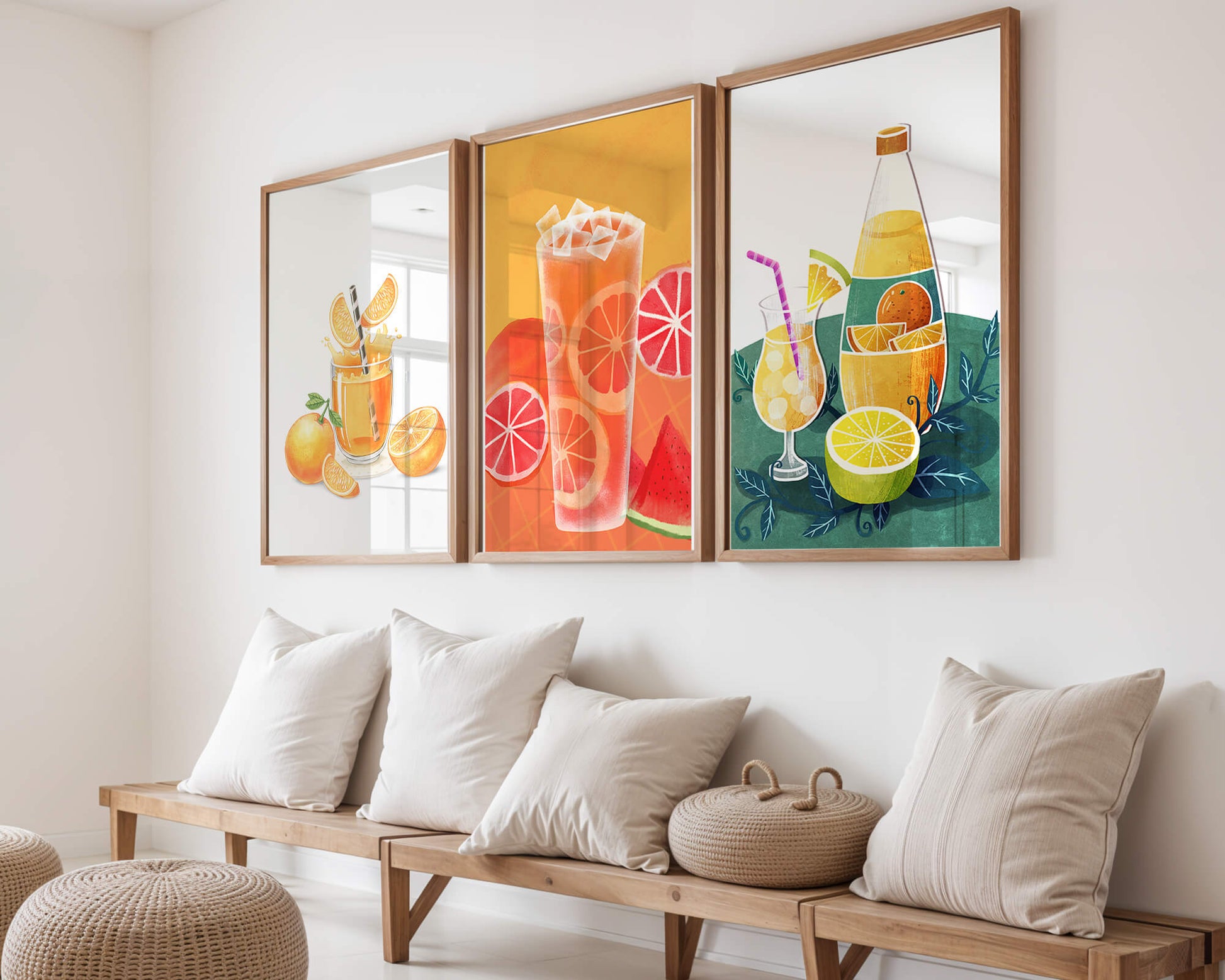 Pinturas Modernas de Bebidas Refrescantes