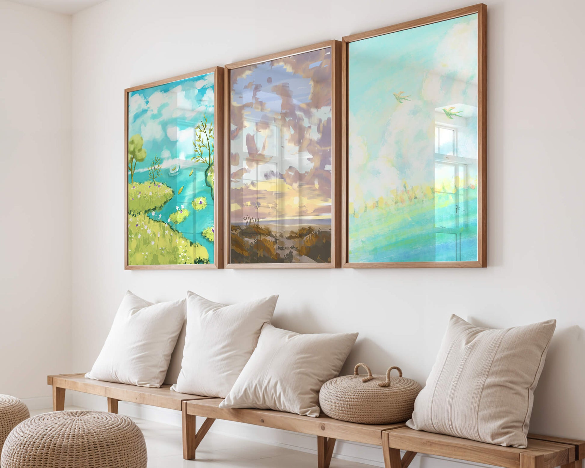 Imágenes Artísticas Naturales en Impresión de Alta Calidad Sin Marco