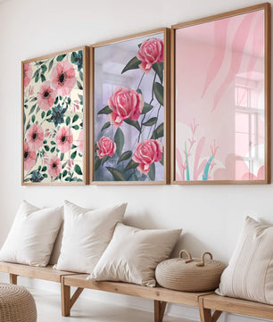Impresiones Florales en Decoración Moderna