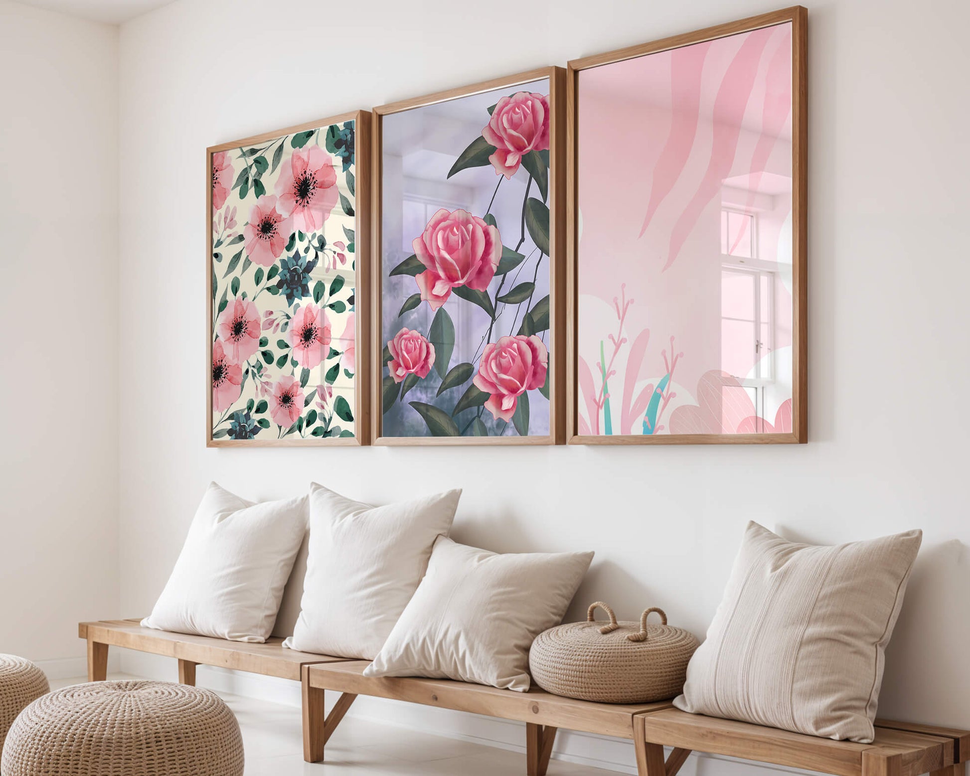 Impresiones Florales en Decoración Moderna