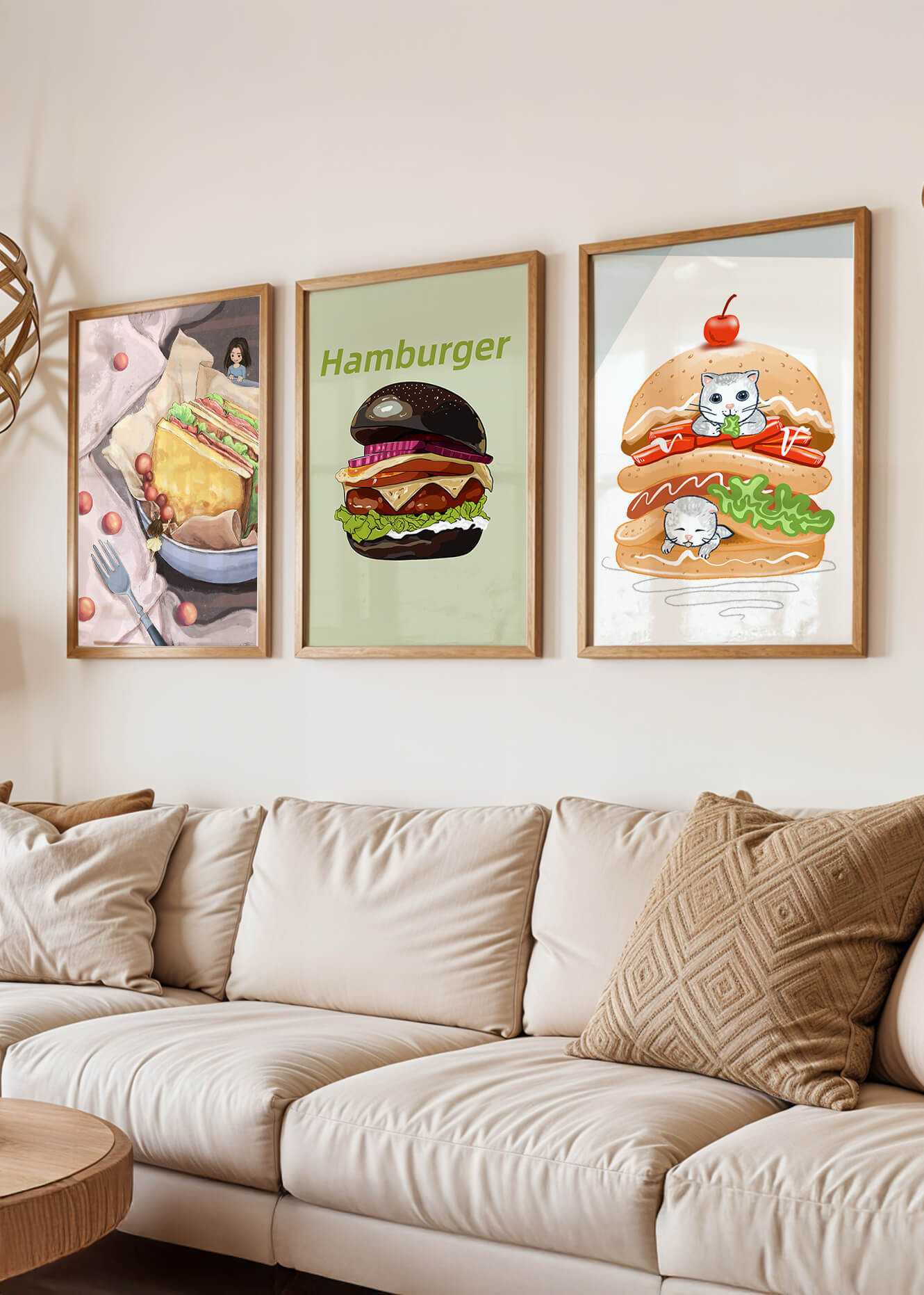 Impresiones Artísticas de Comida con Estilo Creativo