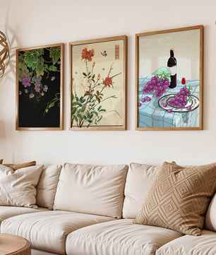Œuvres d’art florales et fruitières avec des détails naturels
