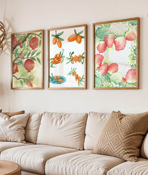 Art botanique : Fruits en impressions de haute qualité