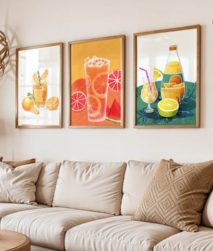 Peintures Modernes de Boissons Rafraîchissantes
