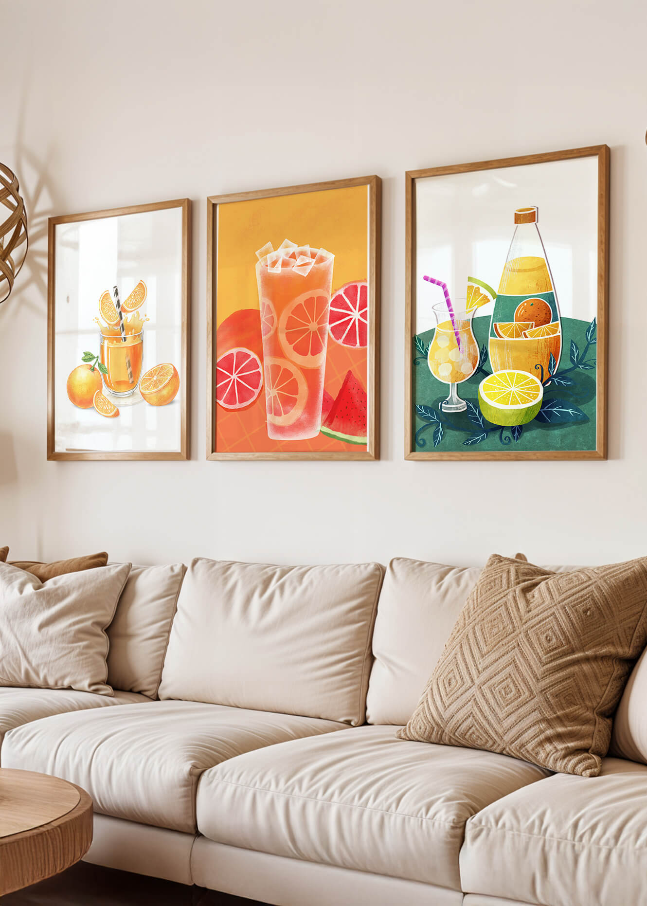 Pinturas Modernas de Bebidas Refrescantes