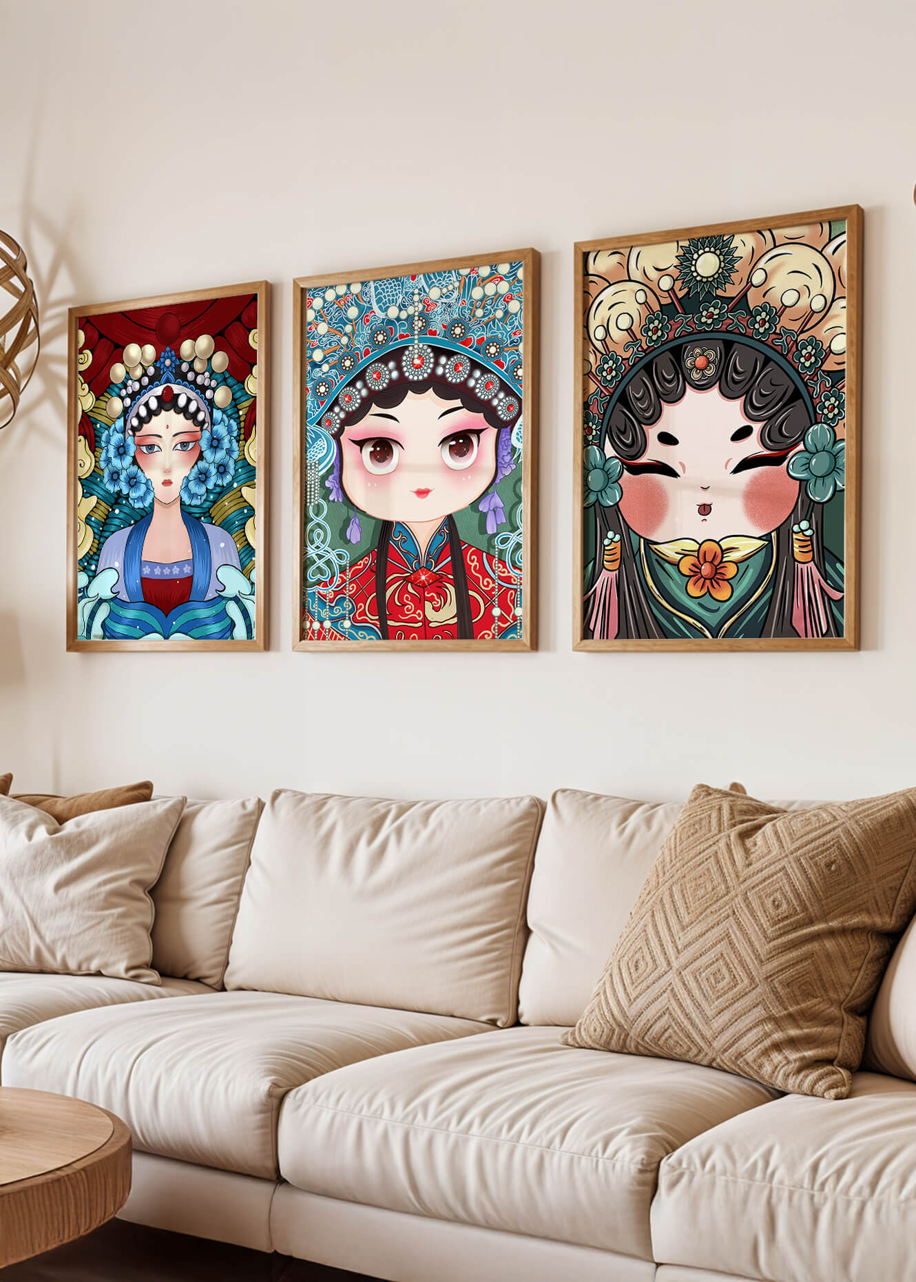 Pinturas de Arte Asiático en Estilo Abstracto