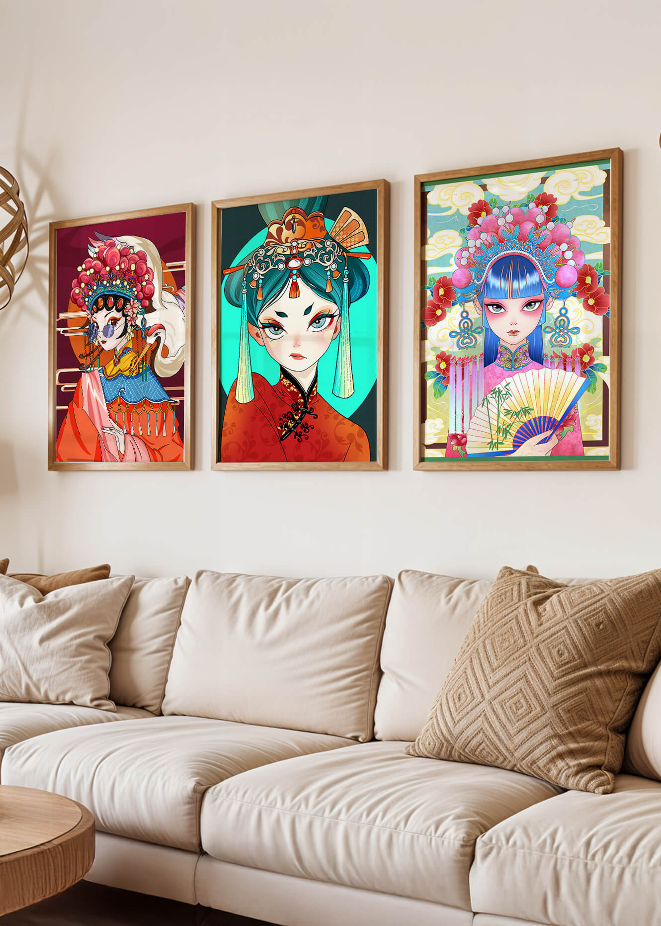 Portraits artistiques de femmes avec des influences culturelles