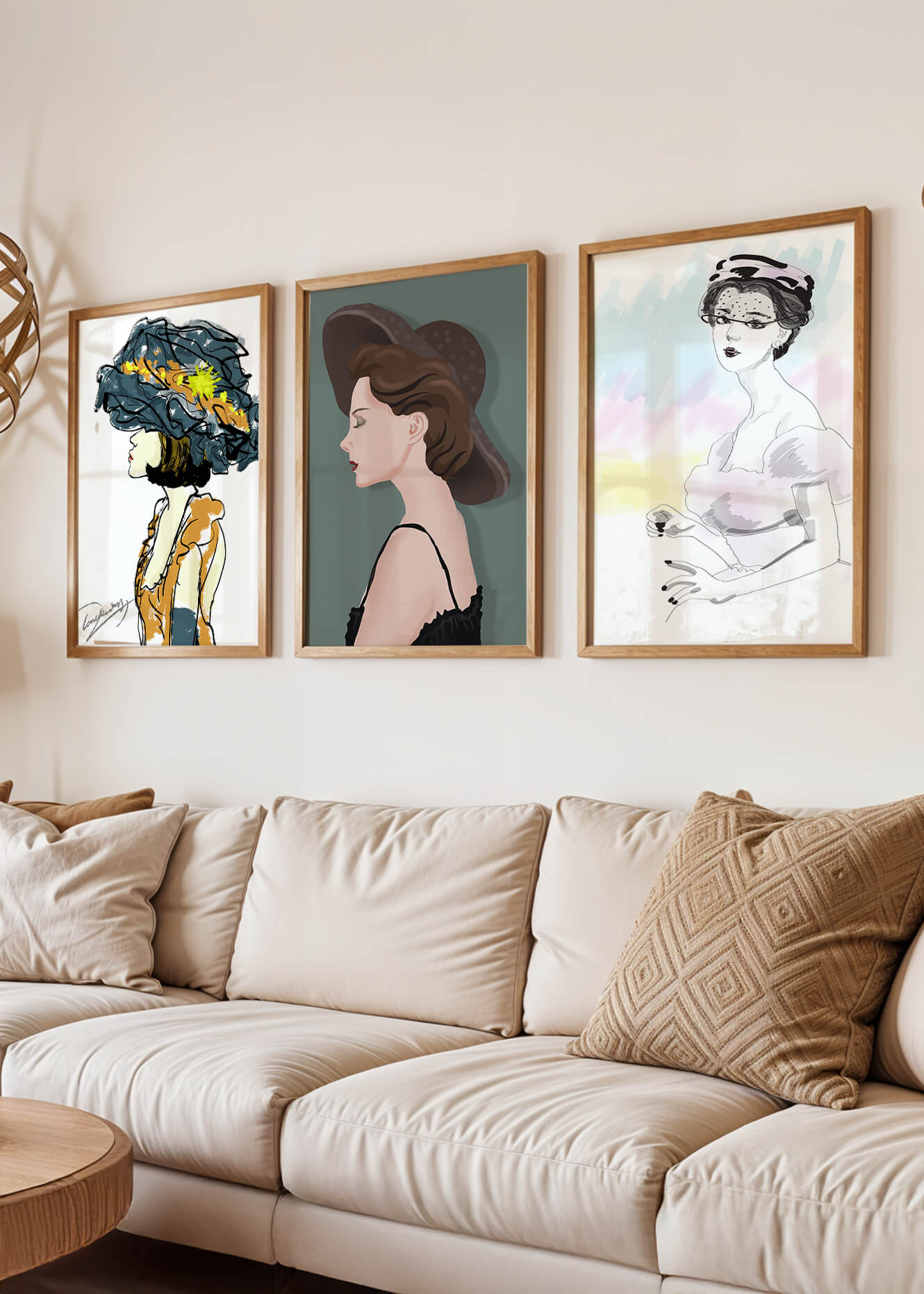 Correspondencias de Moda en Impresiones Artísticas sin Marco