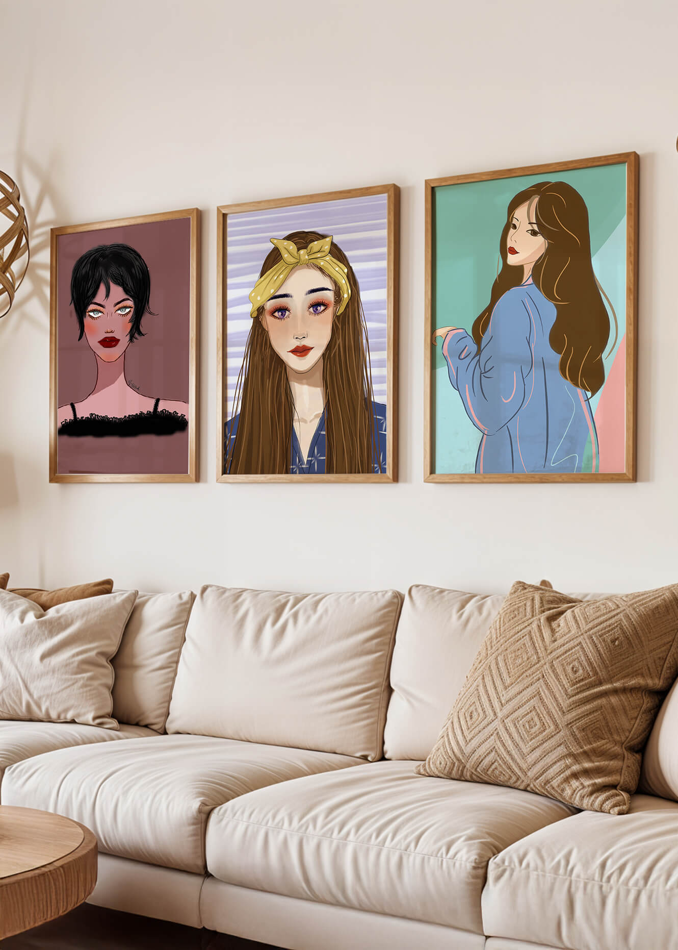 Retratos Modernos de Mujeres con Estilo Artístico