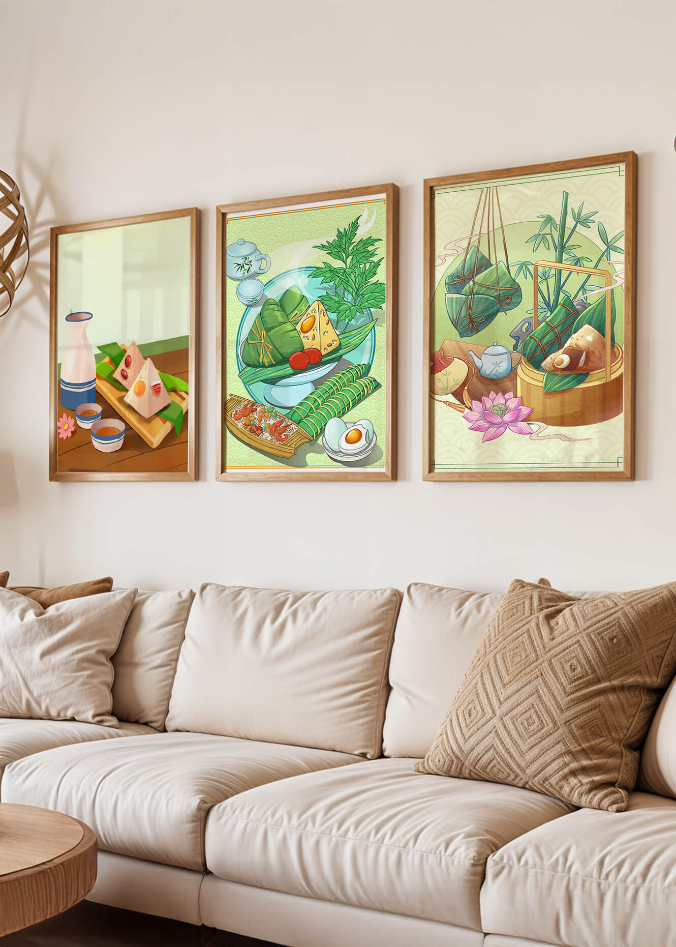 Piezas De Arte Inspiradas En La Comida Asiática