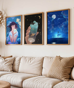 Art moderne en impressions de haute qualité sans cadre