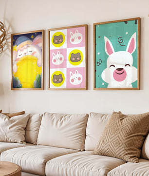 Affiches d’animaux pour décoration enfantine