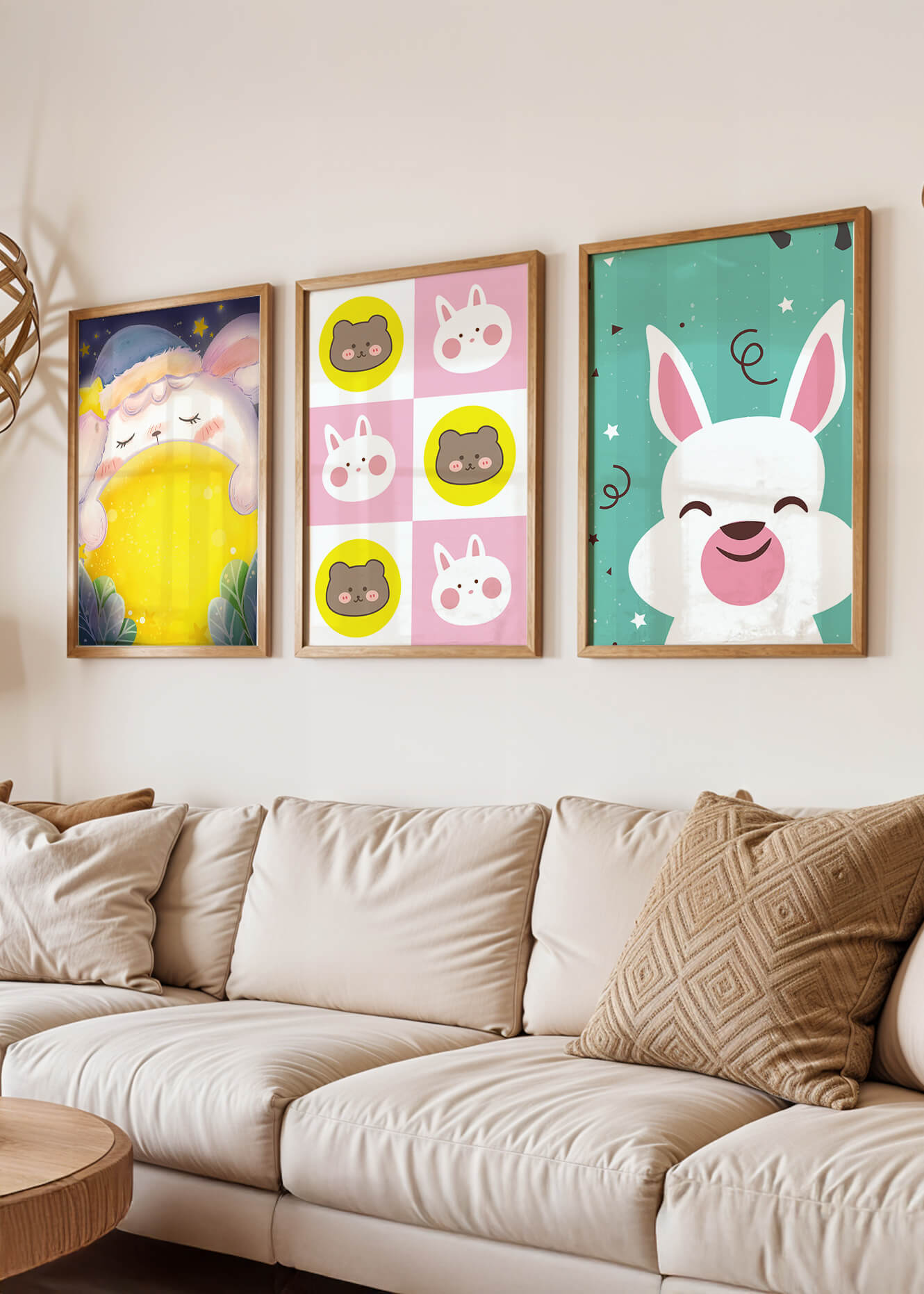 Affiches d’animaux pour décoration enfantine