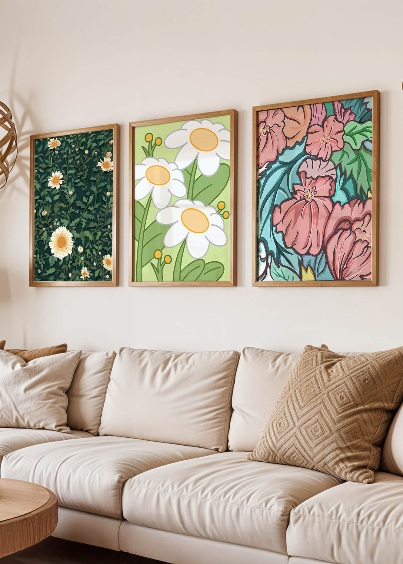 Imágenes de Flores en Estilo Ilustrativo