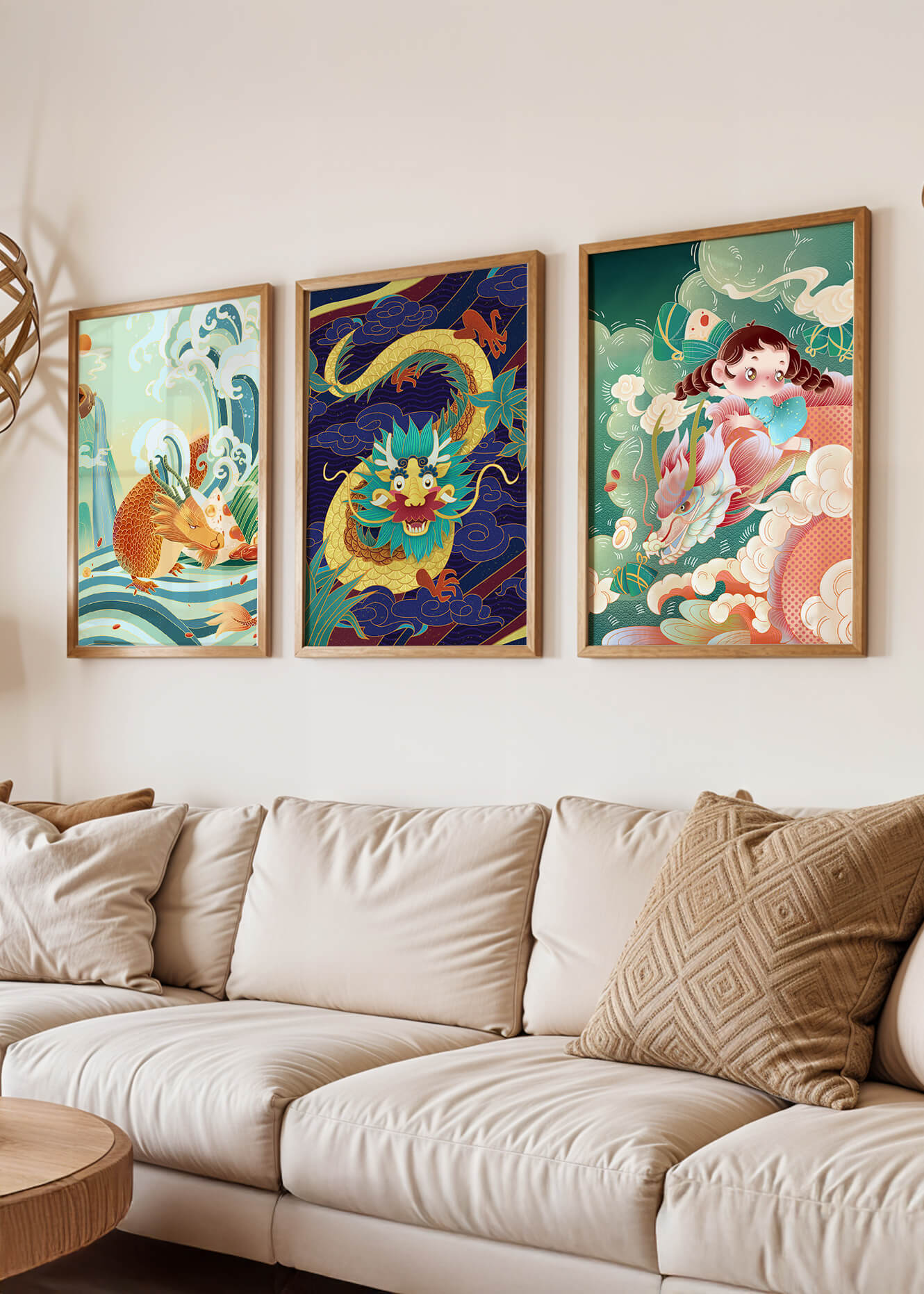 Imágenes Artísticas de Dragones y Fantasía en Marcos