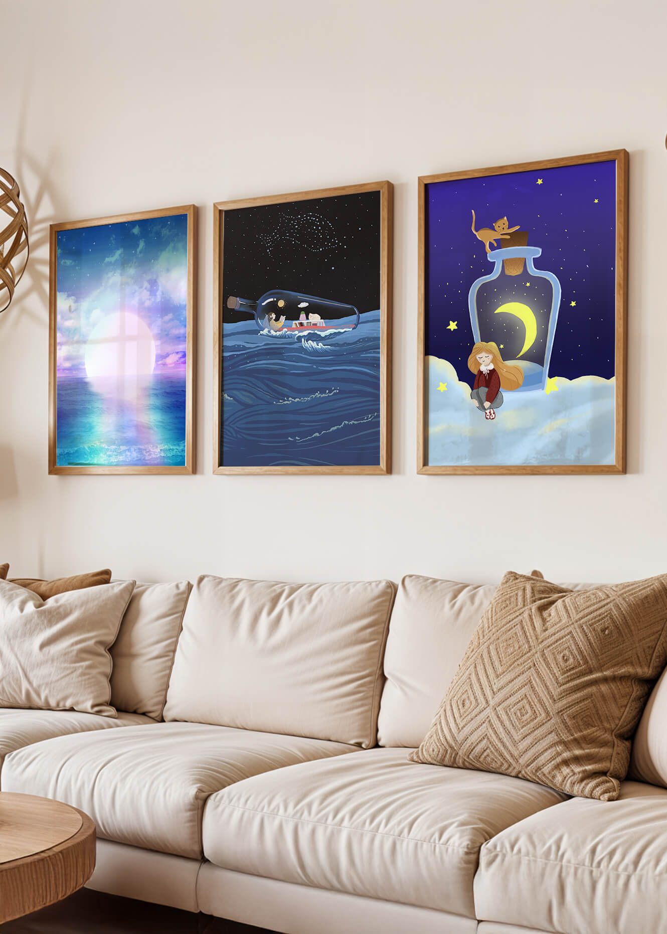 Impresiones Artísticas de Paisajes Oníricos y Fantasía