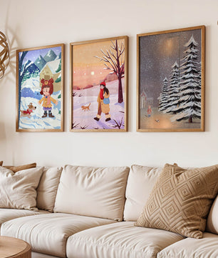 Tableaux d'hiver pour la décoration intérieure
