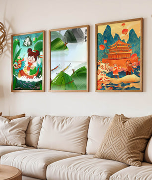 Affiches artistiques à thème festif oriental