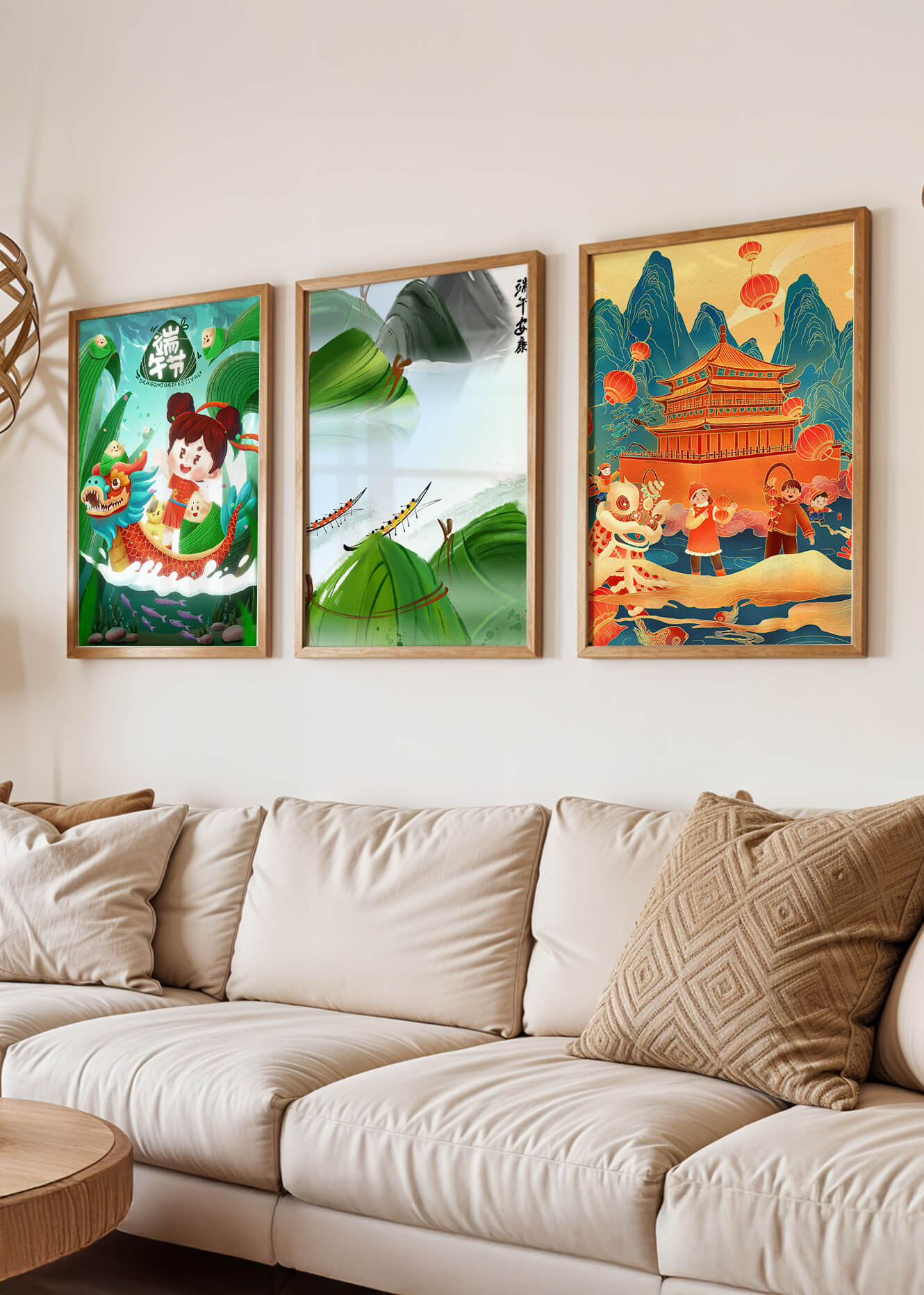 Affiches artistiques à thème festif oriental