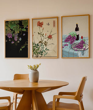 Œuvres d’art florales et fruitières avec des détails naturels