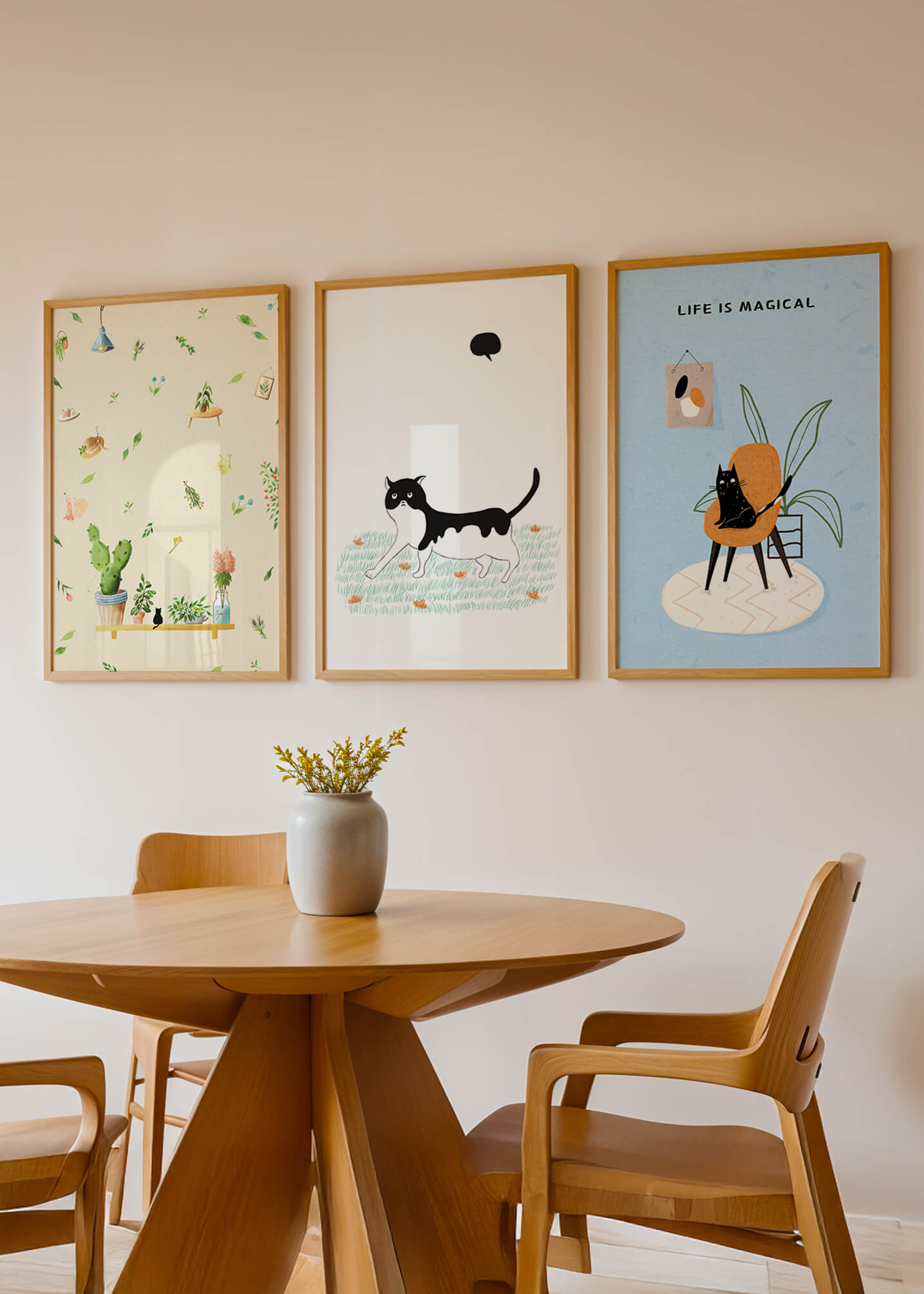 Impresiones Artísticas de Gatos en Diseño Moderno