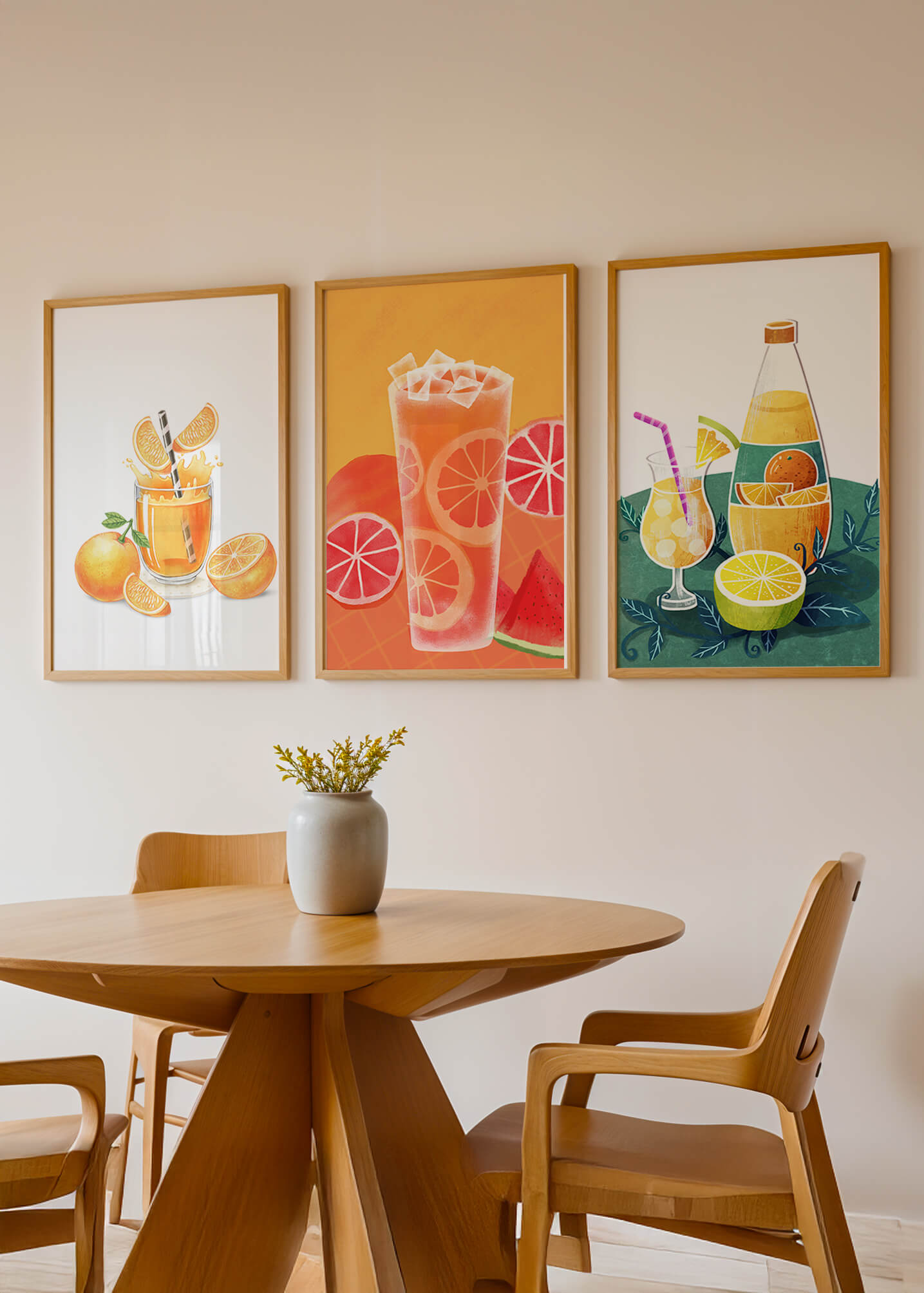Pinturas Modernas de Bebidas Refrescantes