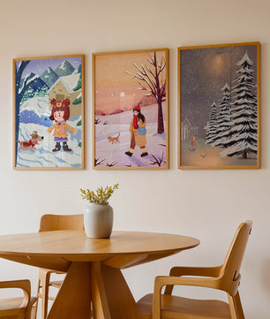 Tableaux d'hiver pour la décoration intérieure