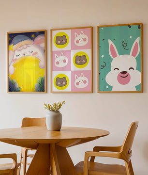 Affiches d’animaux pour décoration enfantine