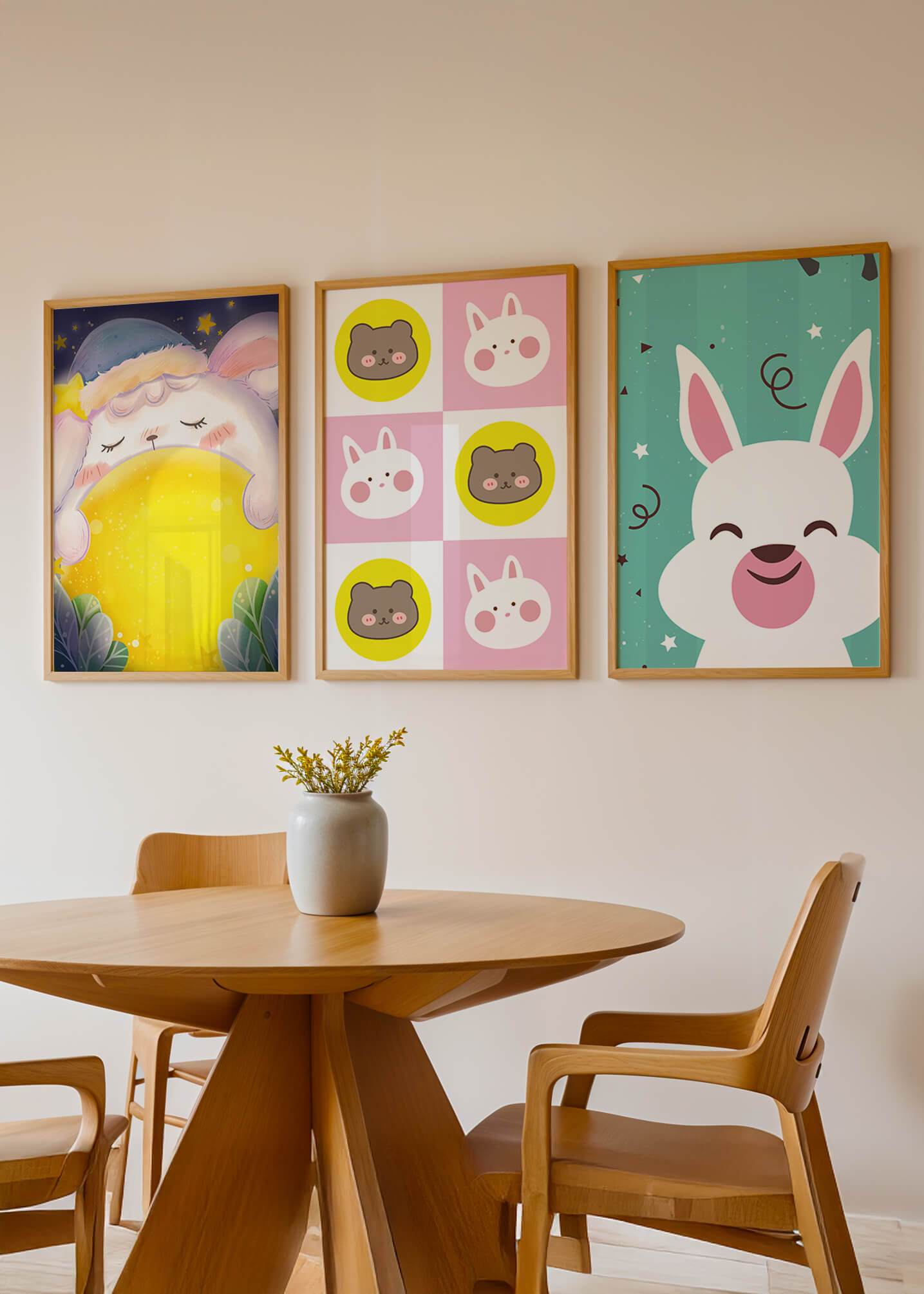 Affiches d’animaux pour décoration enfantine