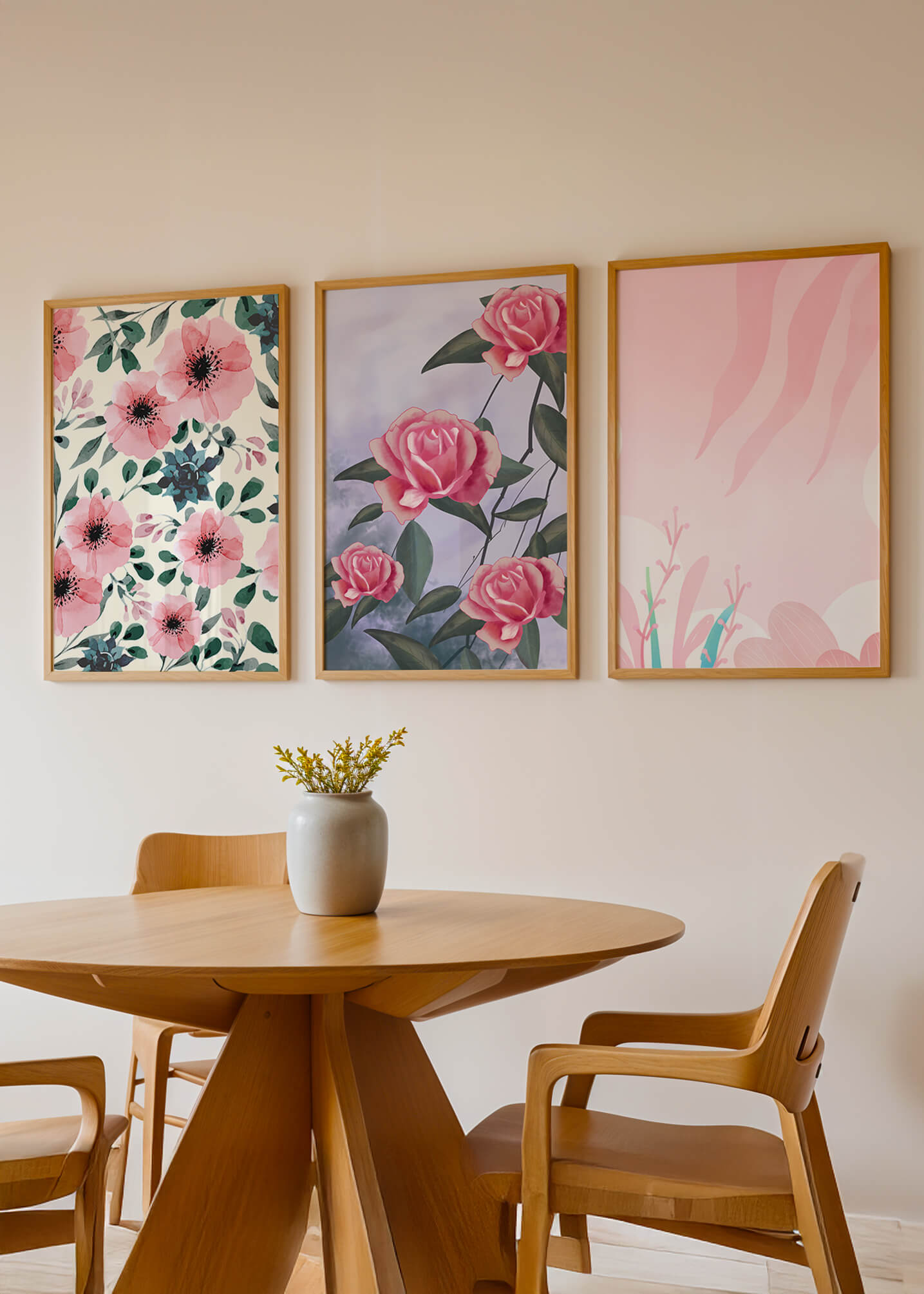 Impresiones Florales en Decoración Moderna