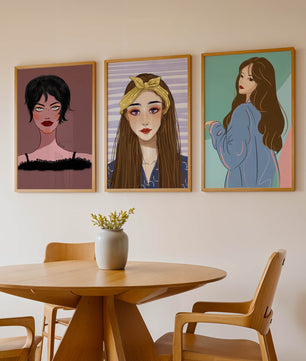 Retratos Modernos de Mujeres con Estilo Artístico