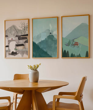 Imágenes de Paisajes Naturales Minimalistas en Interiores Modernos