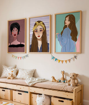 Retratos Modernos de Mujeres con Estilo Artístico