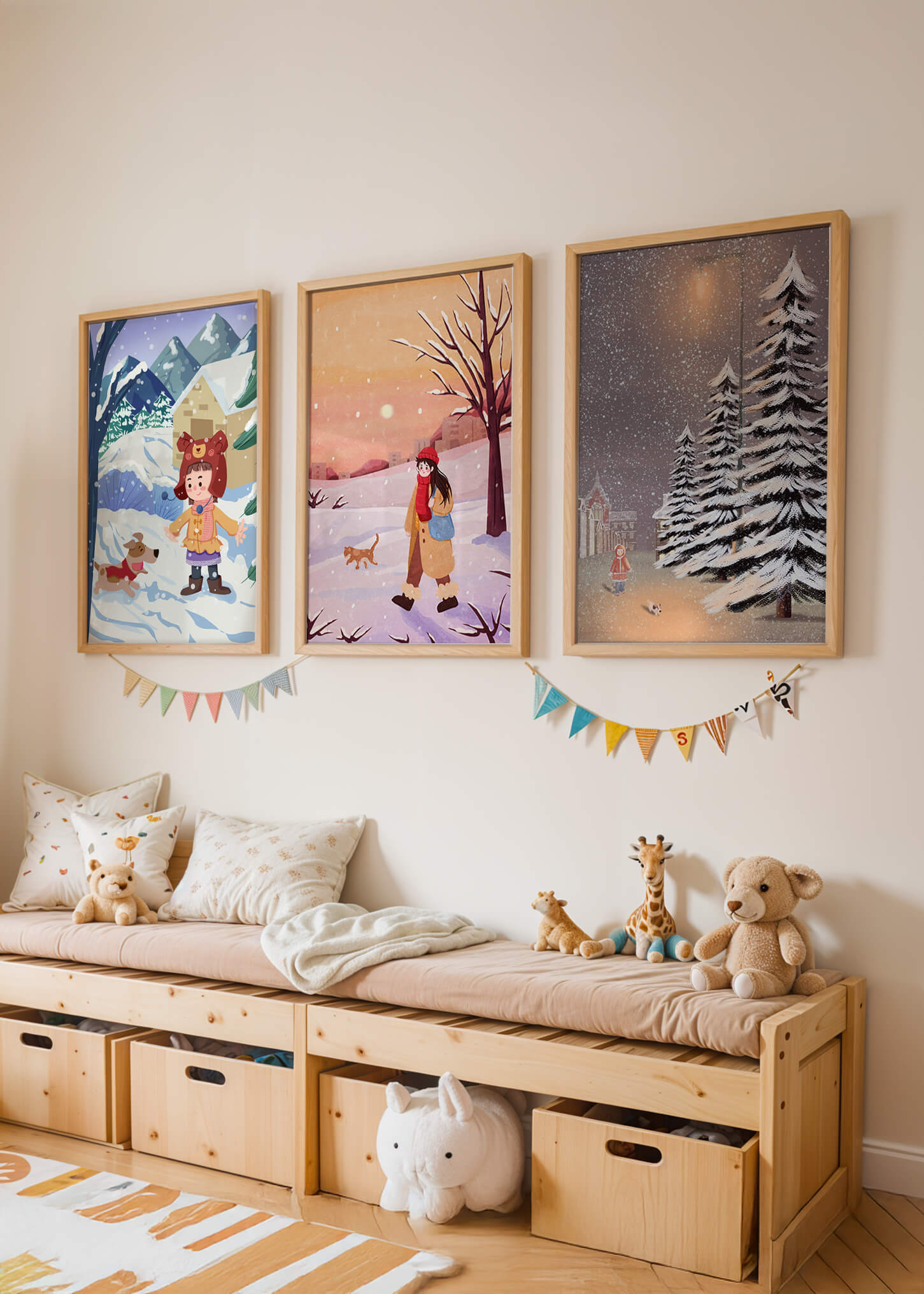 Tableaux d'hiver pour la décoration intérieure
