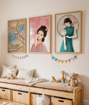 Art asiatique élégant dans un style moderne