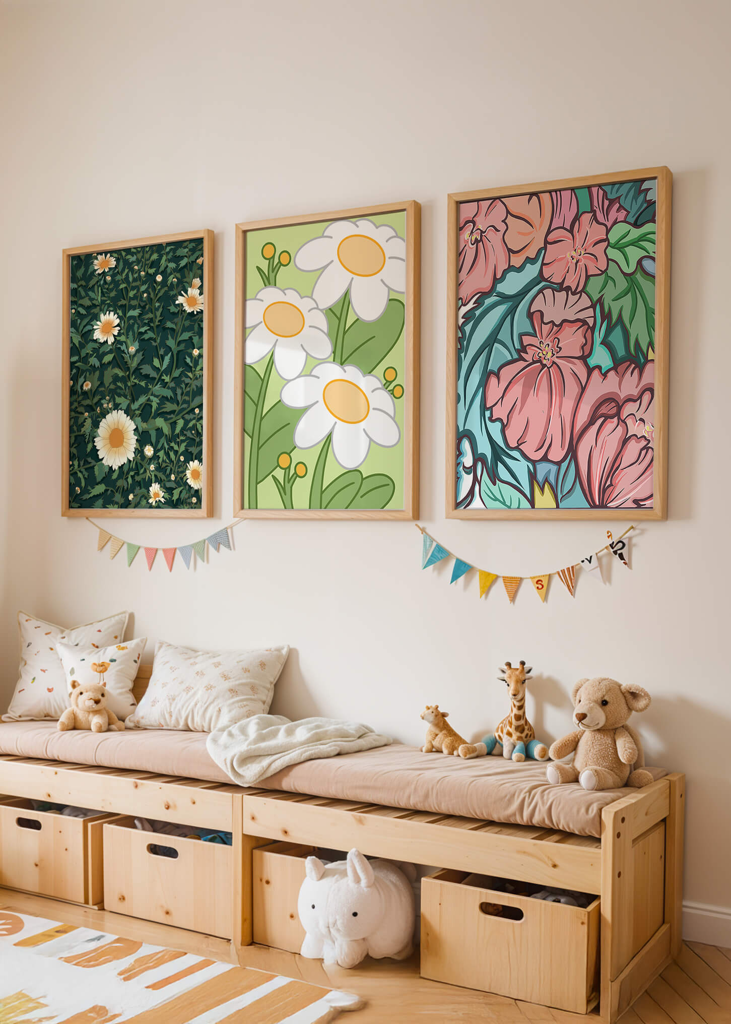 Imágenes de Flores en Estilo Ilustrativo