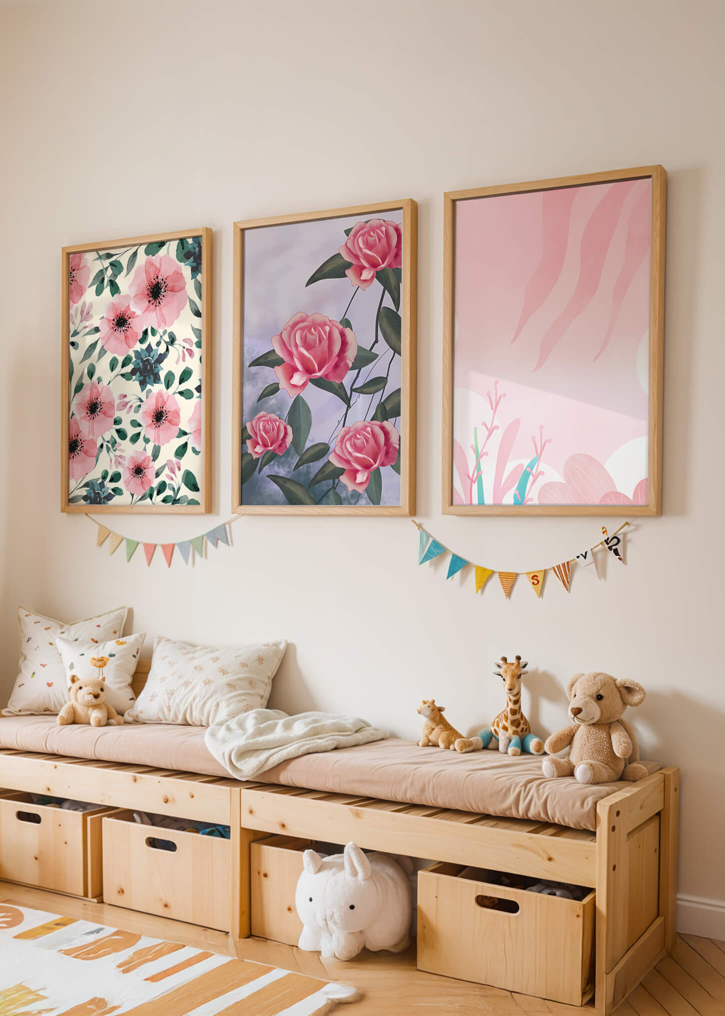 Impresiones Florales en Decoración Moderna