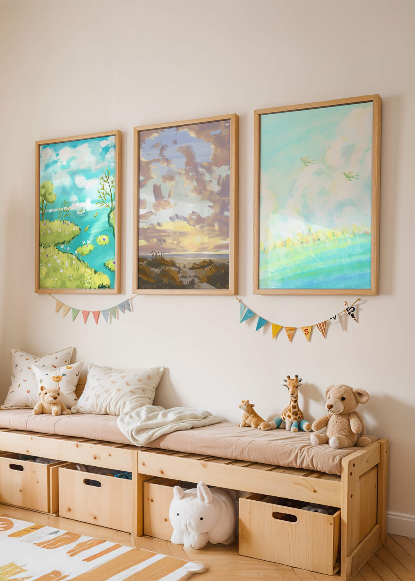 Imágenes Artísticas Naturales en Impresión de Alta Calidad Sin Marco