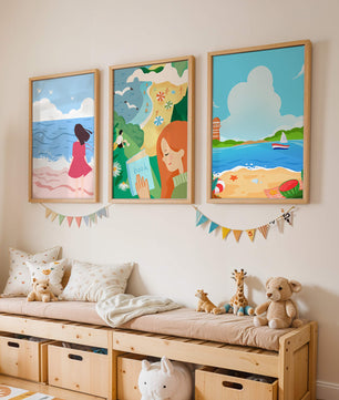 Décorations artistiques à thème plage pour intérieurs modernes