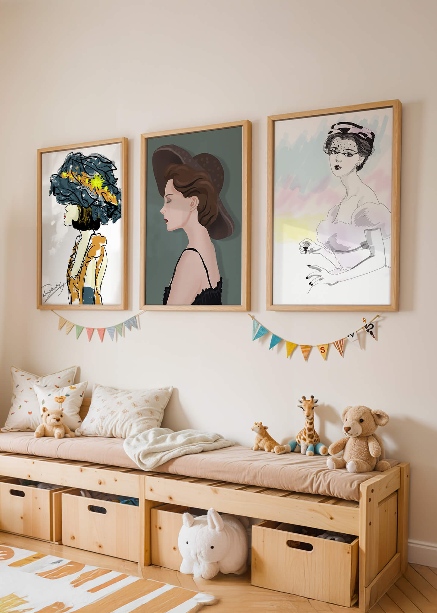 Correspondencias de Moda en Impresiones Artísticas sin Marco