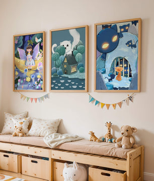 Imágenes de fantasía infantil con personajes de cuentos de hadas