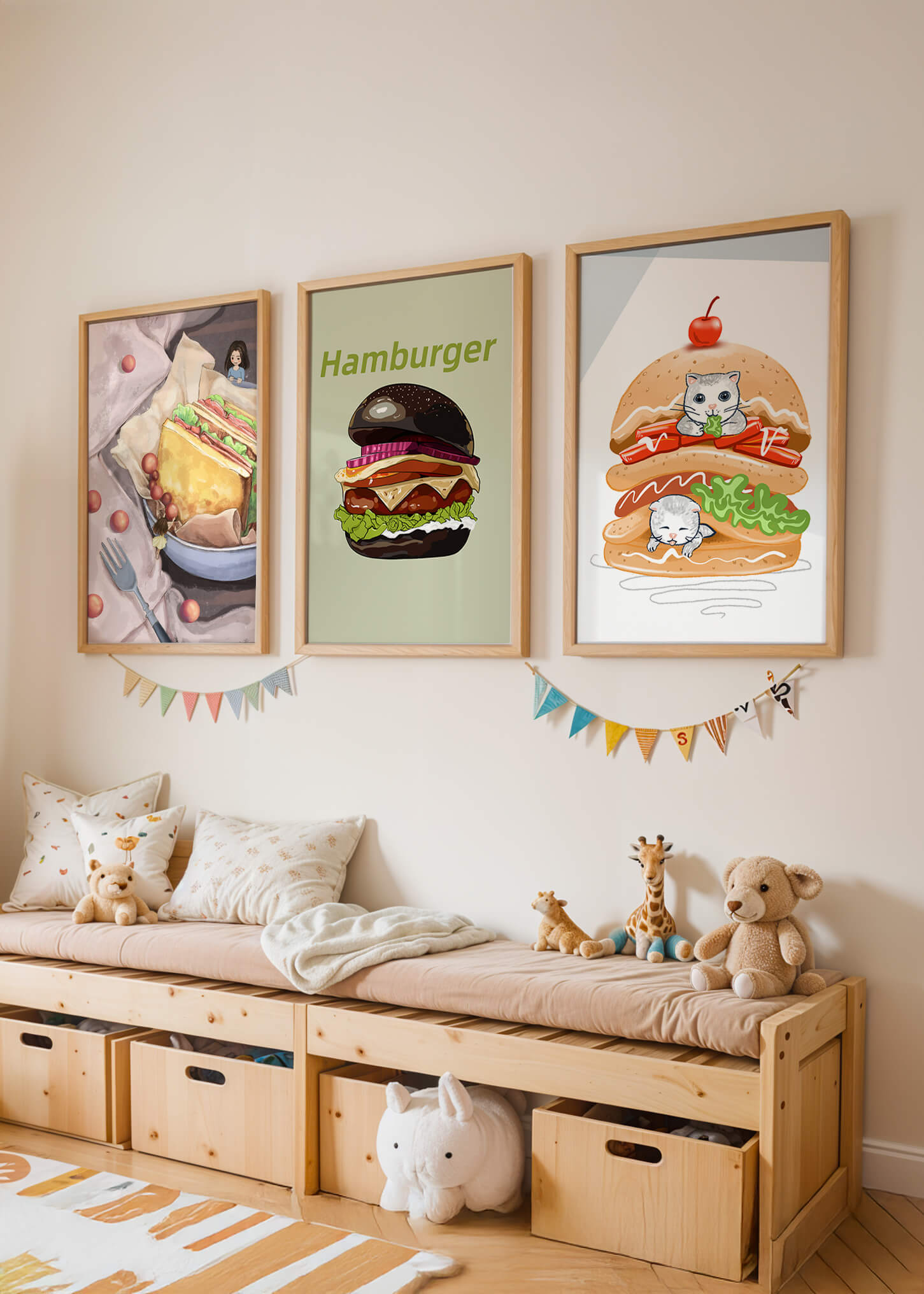 Impresiones Artísticas de Comida con Estilo Creativo