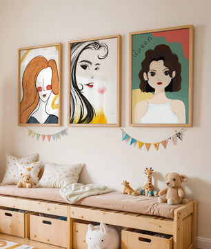 Portraits artistiques modernes en impression de haute qualité