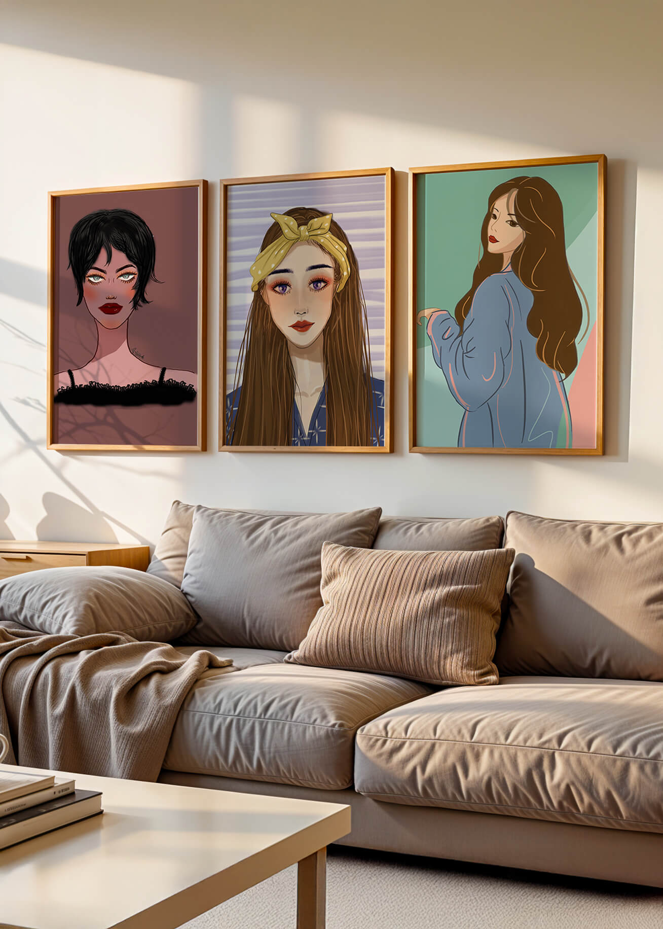 Retratos Modernos de Mujeres con Estilo Artístico