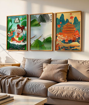 Affiches artistiques à thème festif oriental