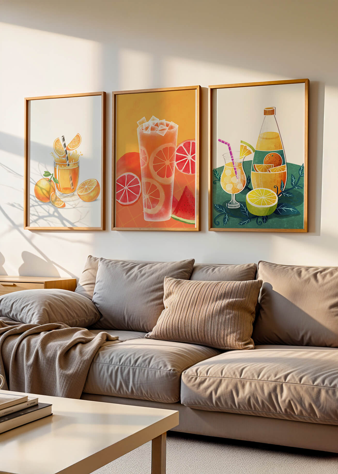 Pinturas Modernas de Bebidas Refrescantes