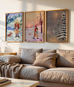 Tableaux d'hiver pour la décoration intérieure