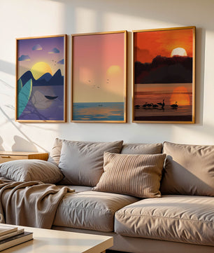 Paysages abstraits en impressions de haute qualité